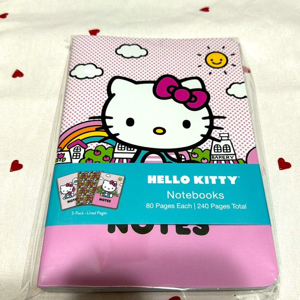 Hello Kitty 3pk Notebooks